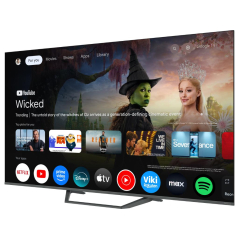 Televizor TESLA Q65E655GUS/QLED/65"/4K/Smart/Google TV/siva