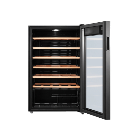 Vinska vitrina TESLA RW092M/G/93L/47x47x84,5cm/crna
