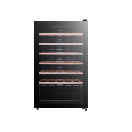 Vinska vitrina TESLA RW092M/G/93L/47x47x84,5cm/crna