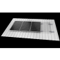 Konstrukcije za SE ANTAI za trapezni lim H45, mini rail, 400mm, set za 6 panela, univerzalne klampe