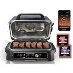 Roštilj NINJA OG901EU Woodfire PRO Connect XL/1700W/plava-crna