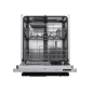 Sudomašina TESLA WDI662M ugradna/E/14 kompleta/59,8x55x81,5/inox