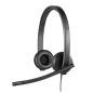 Logitech H570e Stereo (Teams Version) headset USB, Black, USB-A
