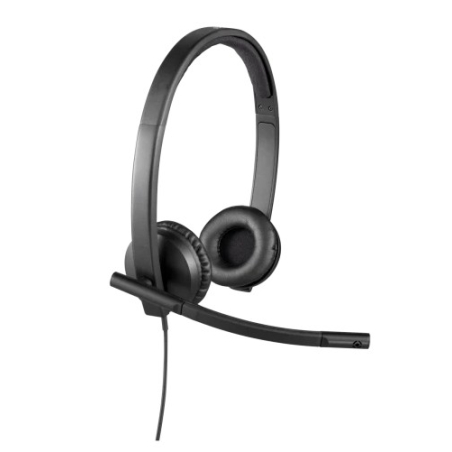 Logitech H570e Stereo (Teams Version) headset USB, Black, USB-A