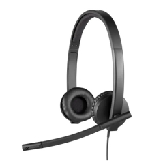 Logitech H570e Stereo (Teams Version) headset USB, Black USB-C