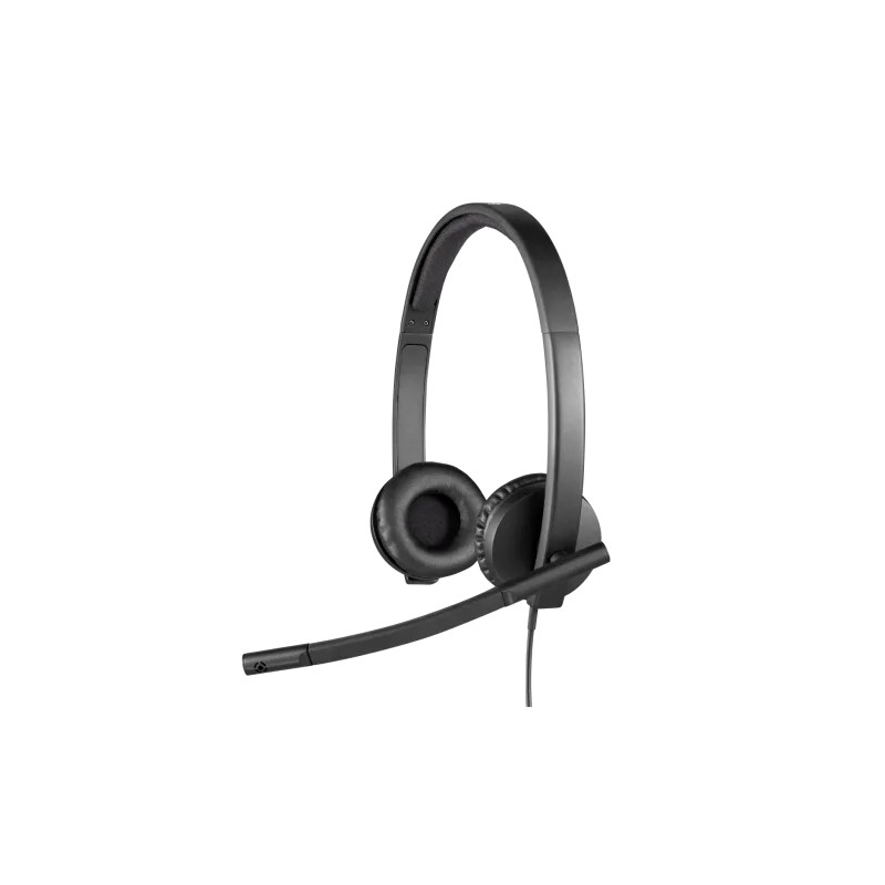 Logitech H570e Stereo (Teams Version) headset USB, Black USB-C
