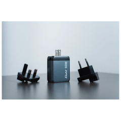 Punjač USB 3u1  65W GaN Verbatim 32201 crni blister