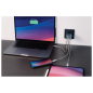 Punjač USB 3u1 65W GaN Verbatim 32201 crni blister