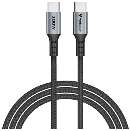 Kabal USB-C za sinhronizaciju i punjenje 100W/120cm Sync & Charge Verbatim 31846 crni