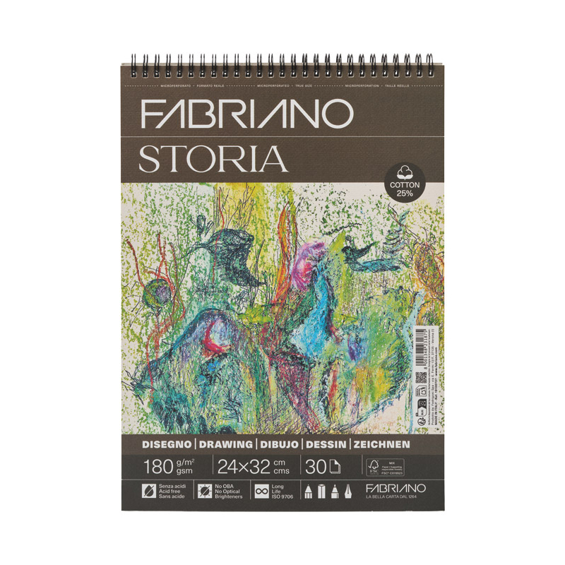 Blok Storia spirala 24x32cm 30L 180g Fabriano 19100737
