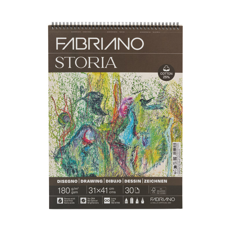 Blok Storia spirala 31x41cm 30L 180g Fabriano 19100738