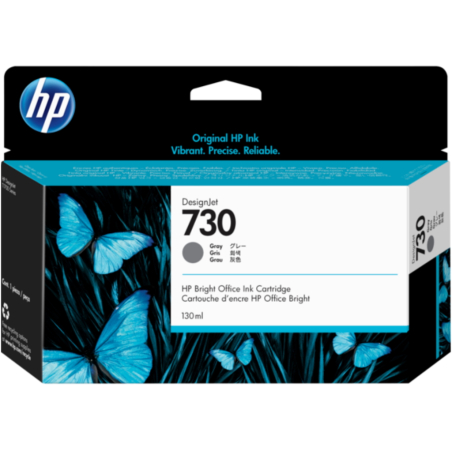 Kertridž HP 730 130ml/siva