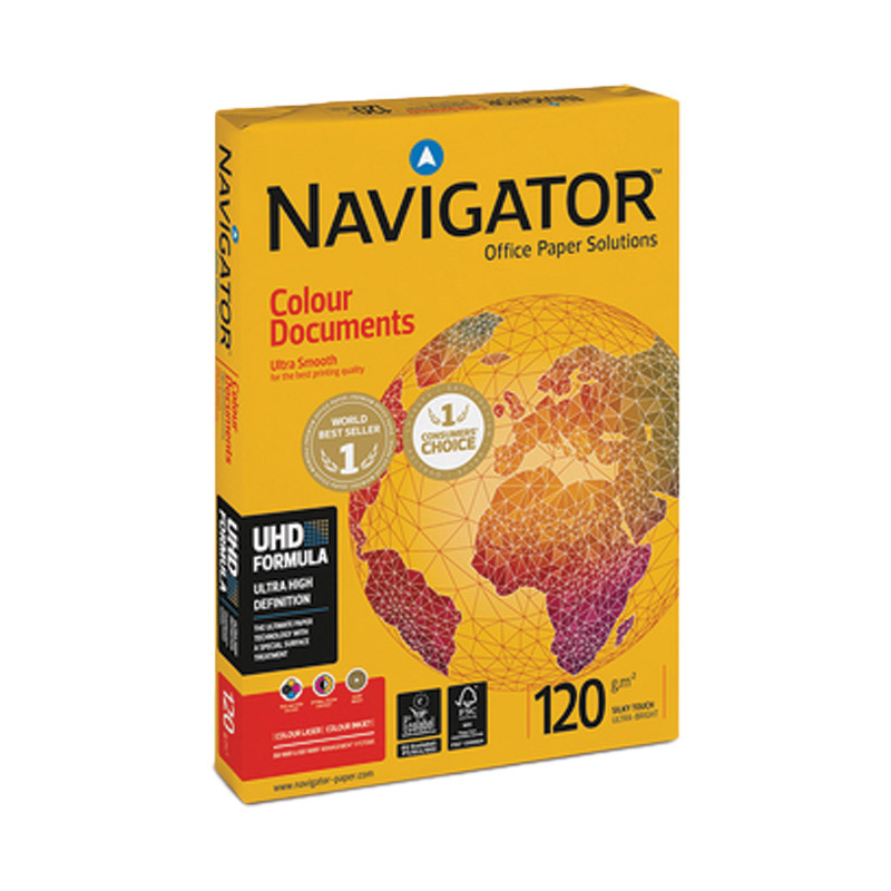 Papir ILK Navigator Colour Documents A4 120g pk250 Soporcel