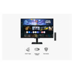 Monitor SAMSUNG LS32FM702UUXDU 32"/VA/3840x2160/60Hz/4ms GtG/HDMIx2,USB,LAN/VESA/smart/zvucnici/crna
