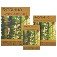 Blok Bamboo Mixed Media 24x32cm 25L 280g Fabriano 19100728