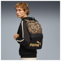Ranac Phase AOPrint 1zip 1džep Puma 091169-07 zlatno-crni