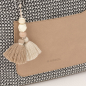 Torba na rame ženska 24x19x9 cm Dolce Gabol krem