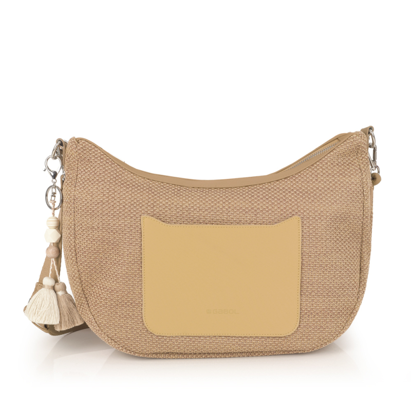 Torba na rame ženska 34x31x10 cm Dolce Gabol žuta