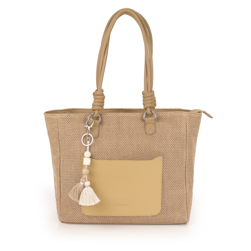 Torba na rame ženska 32x29x12 cm Dolce Gabol žuta