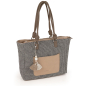 Torba na rame ženska 32x29x12 cm Dolce Gabol krem
