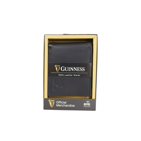 Novčanik muški kožni JBGNW01 sa RFID zaštitom 120x90x20 Guiness Guinness crna