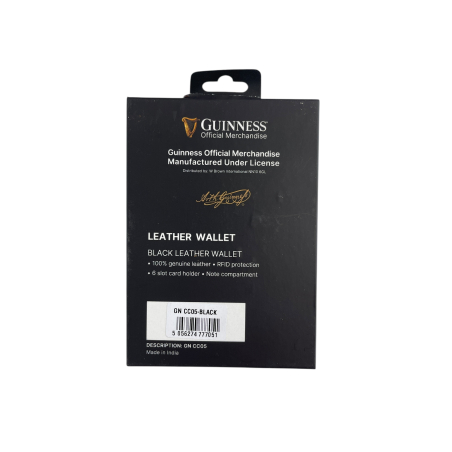 Futrola za kartice sa prostorom za papirni novac 100x80 mm GNCC 05 Guiness Guinness