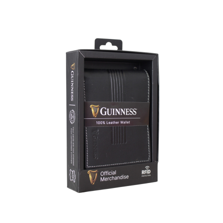 Novčanik muški kožni JBGNW09 sa RFID zaštitom 120x90x20 Guiness Guinness crna