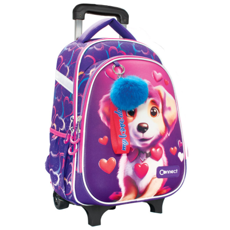 Ranac đački s točkićima XT Love Dog 26.Connect 60575