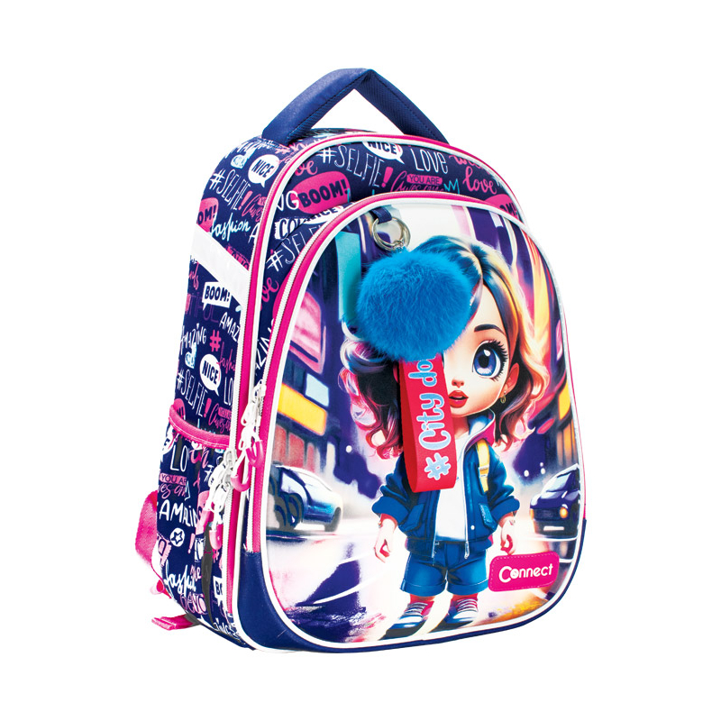 Ranac đački anatomski lagan XT City Doll 26.Connect 60581