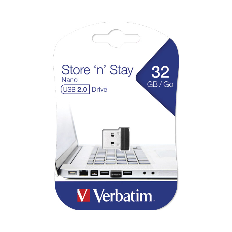Memorija USB 32GB Store 'n' Stay Nano Verbatim 98130 crna blister