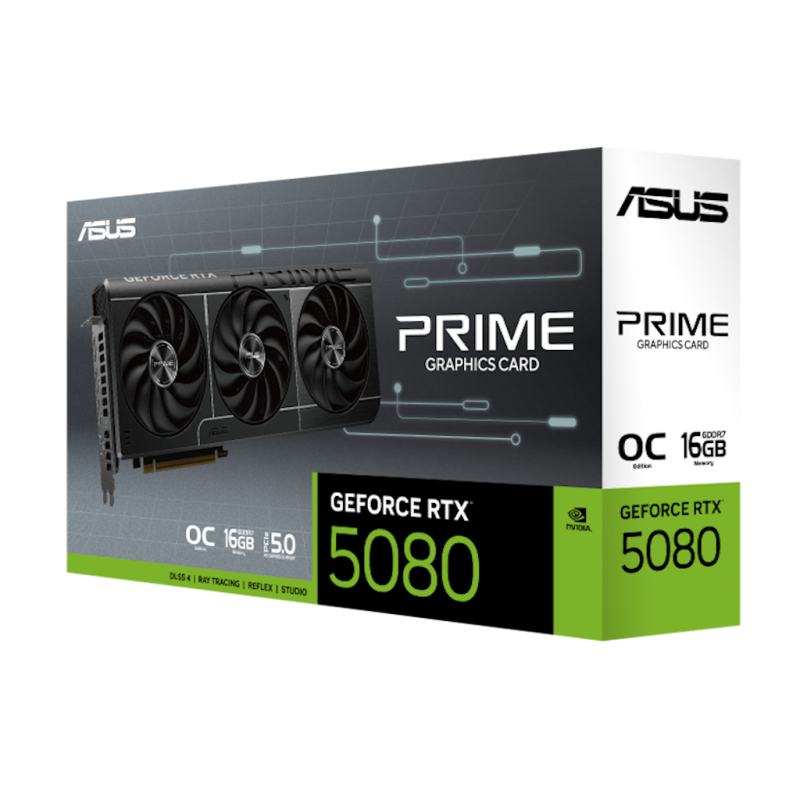 Graficka karta ASUS PRIME-RTX5080-O16G NVD/16GB/GDDR7/256bit/crna
