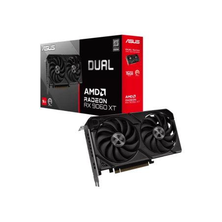 Graficka karta ASUS DUAL-RX9060XT-16GT AMD/16GB/GDDR6/128bit/crna