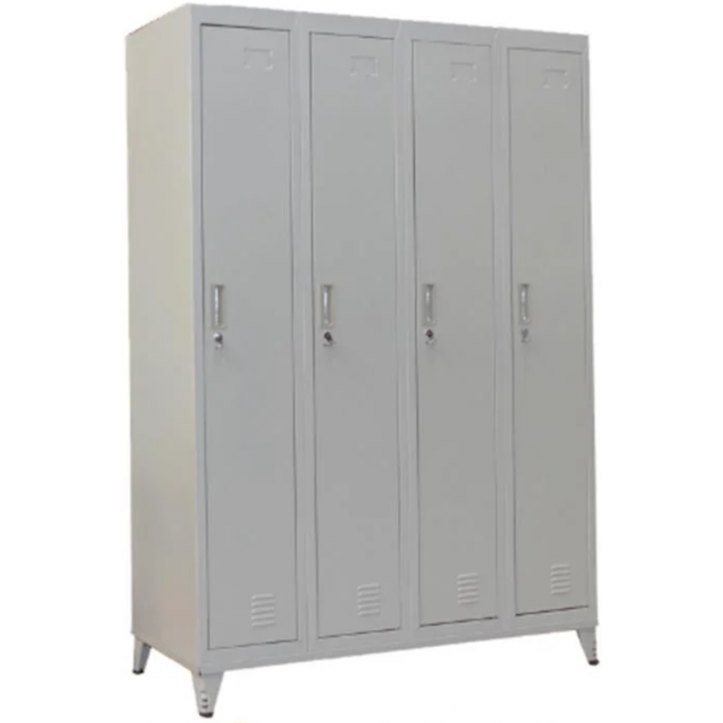 Metal Wardrobe Locker G4 with 4 Compartments V-line Metal Wardrobe Locker G4 with 4 Compartments V-line