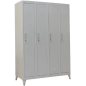 Metal Wardrobe Locker G4 with 4 Compartments V-line Metal Wardrobe Locker G4 with 4 Compartments V-line