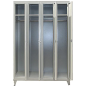 Metal Wardrobe Locker G4 with 4 Compartments V-line Metal Wardrobe Locker G4 with 4 Compartments V-line
