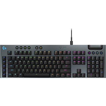 Logitech G915 X Low Profile Wired Gaming Keyboard Black - US