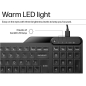 Tastatura HP 400 backlight žicna/US/crna