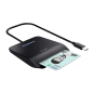 Citac kartica TRUST PRIMO USB-C DNI smart card reader/crna