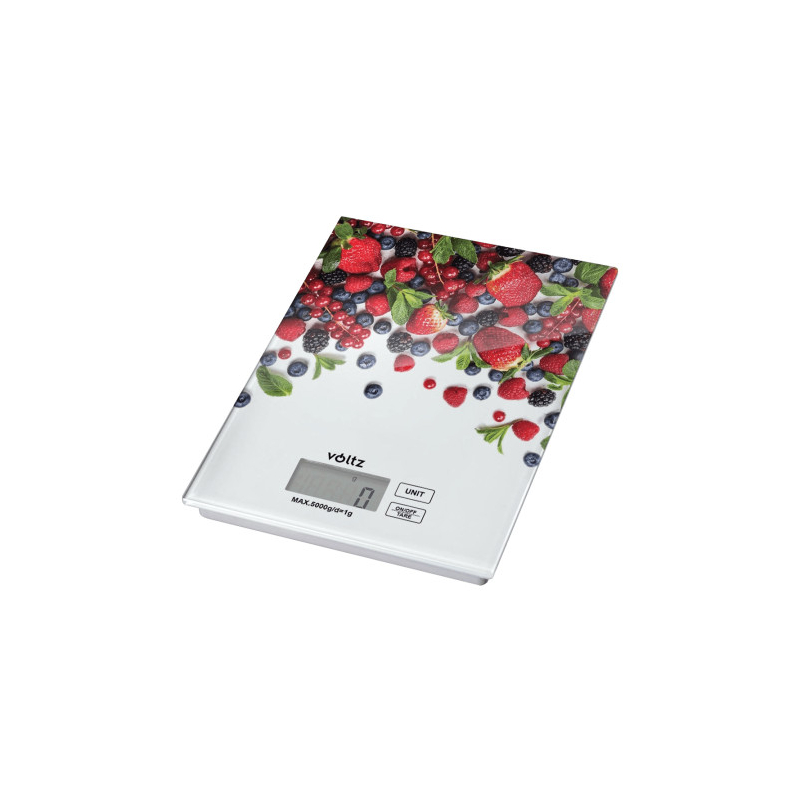 Vaga kuhinjska V51651E digitalna 5kg Deco2 Bela sumsko voce