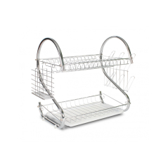 Ocedjivač za sudove R53000H 2 nivoa hromiran 40x25x39cm