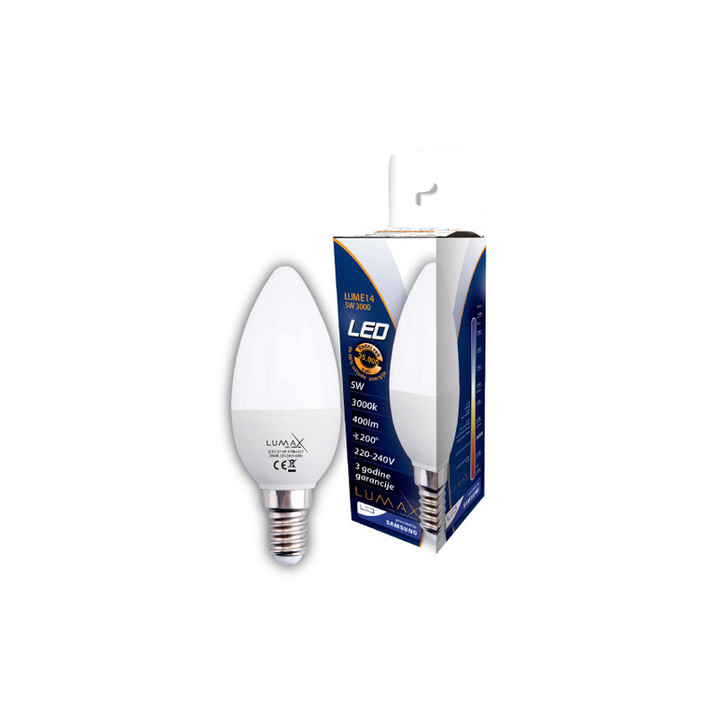 Sijalica Led LUME14-5W 3000K 400 lm