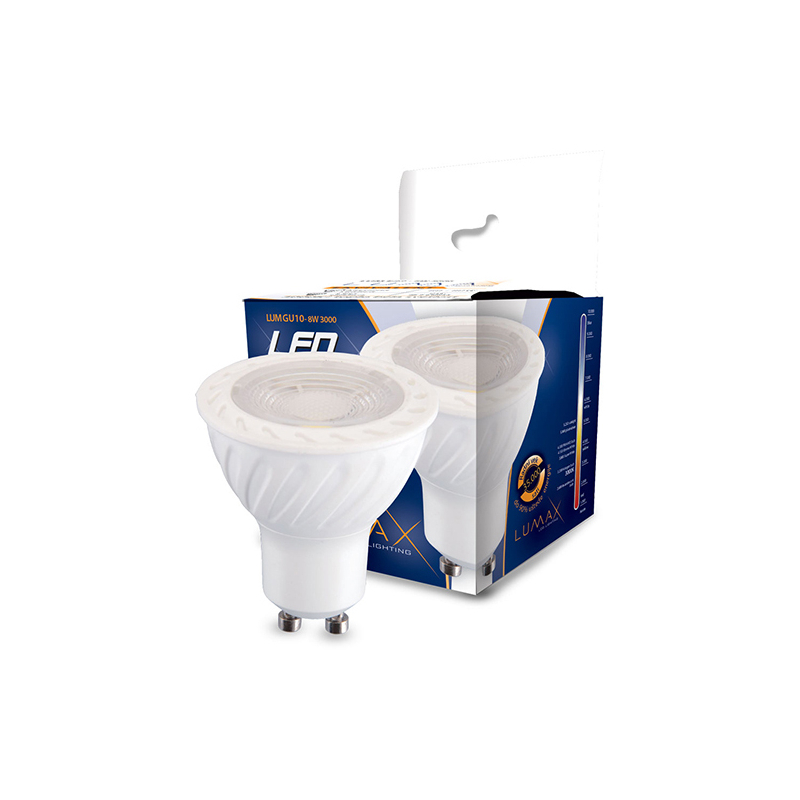Sijalica Led LUMGU10-8W 38° 3000K 640 lm