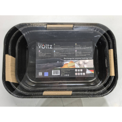 Tepsija SET OV51222KS 33/37/41 Cetvrtasta Crna
