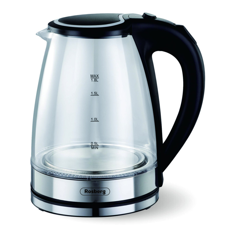 Kuvalo za vodu R51230L 1800W Staklo-Inox