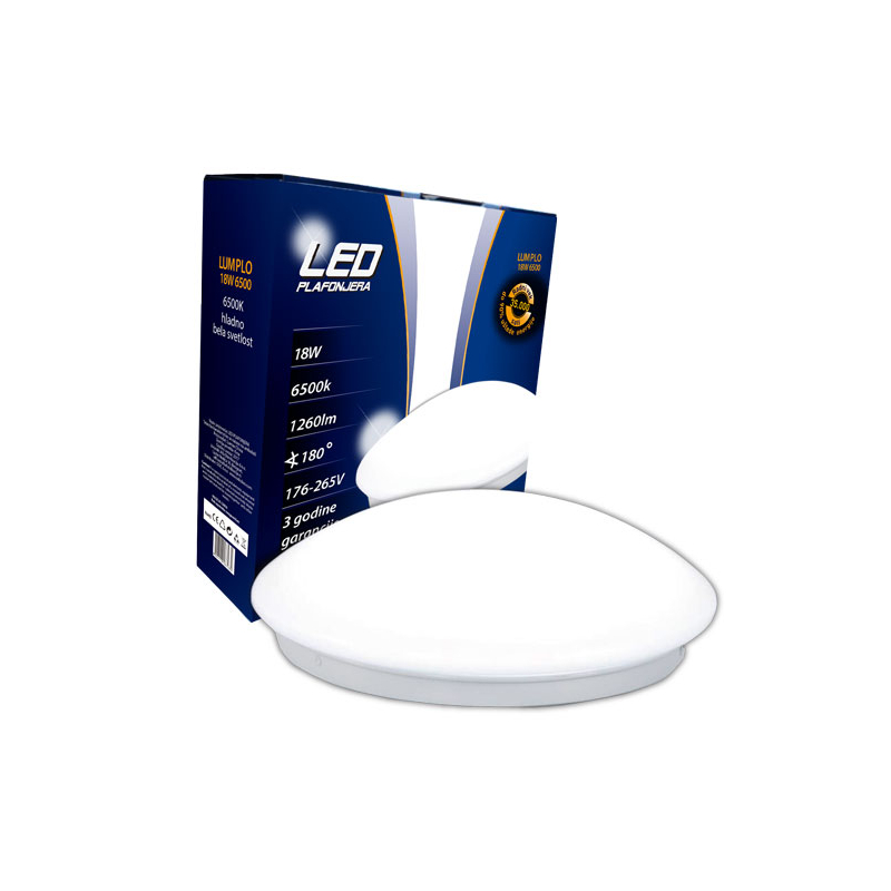 Led Plafonjera LUMPLO-18W 6500K 1260lm