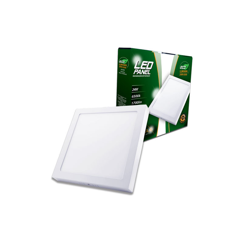 Led Panel ECO LUMNPK-24W 6500K Nadgradni-Cetvrtasti 1700lm