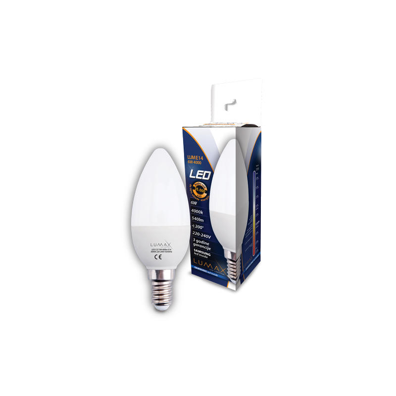 Sijalica Led LUME14-6W 4000K 480 lm