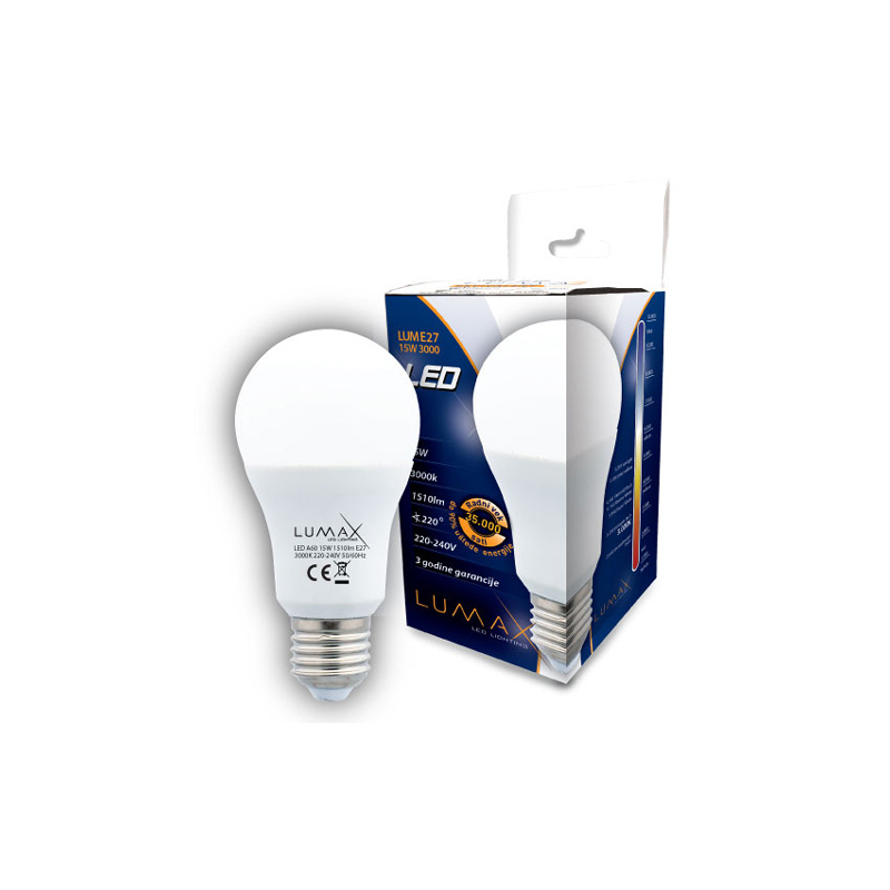 Sijalica Led LUME27-15W 3000K 1510 lm