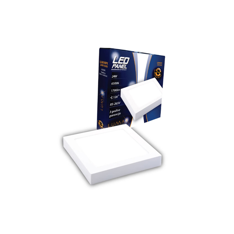 Led Panel LUMNPK-24W 6500K Nadgradni-Cetvrtasti 2040 lm