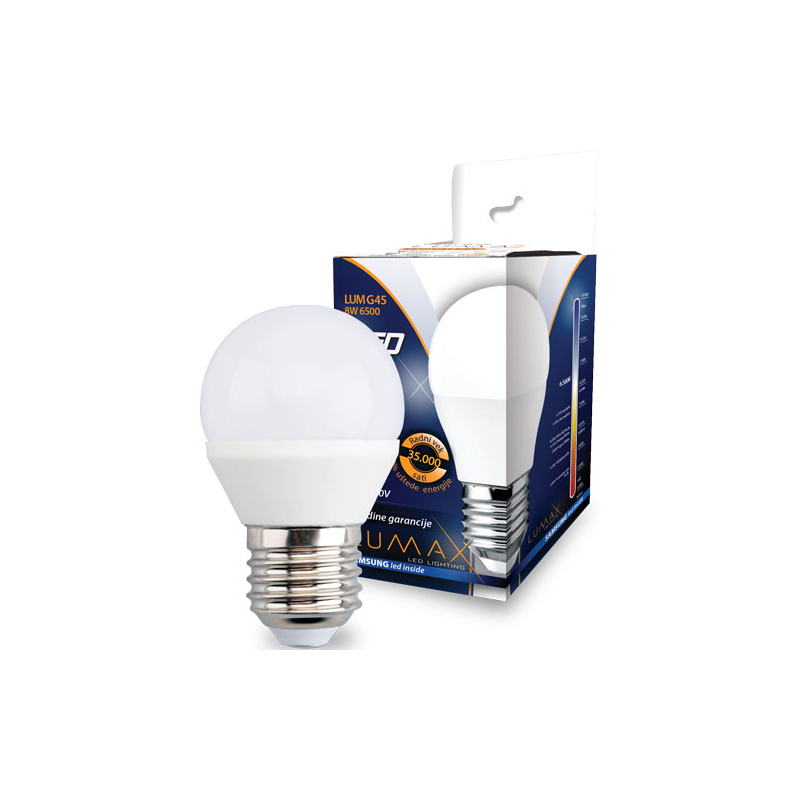 Sijalica Led LUMG45-8W 6500K 720 lm